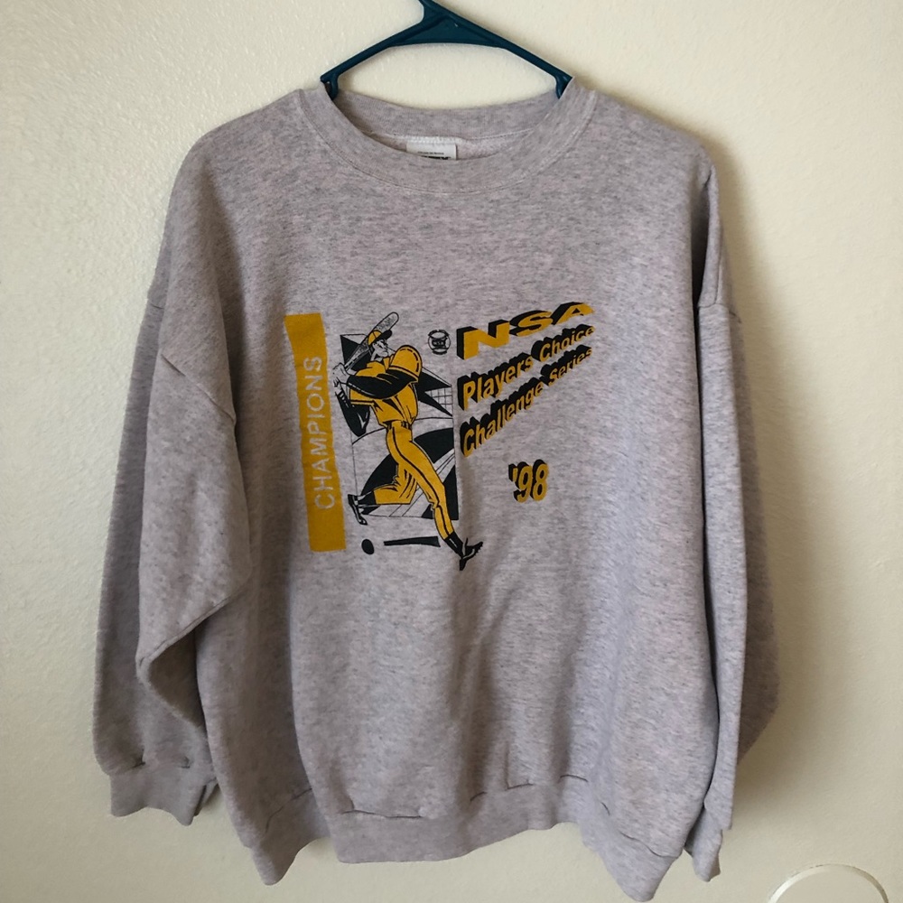 Vintage Softball Crewneck Sweater